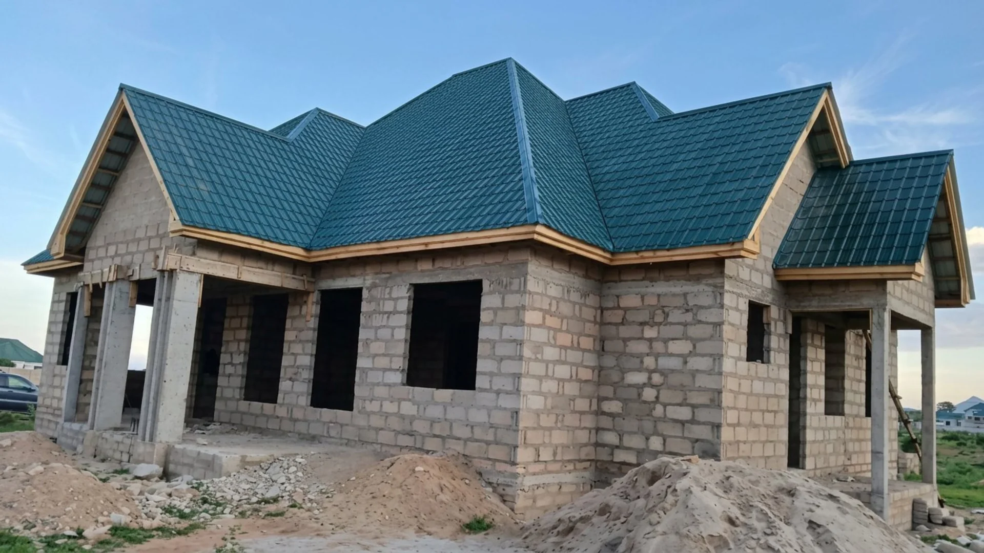 Placeholder image showing the completed roof on the same building