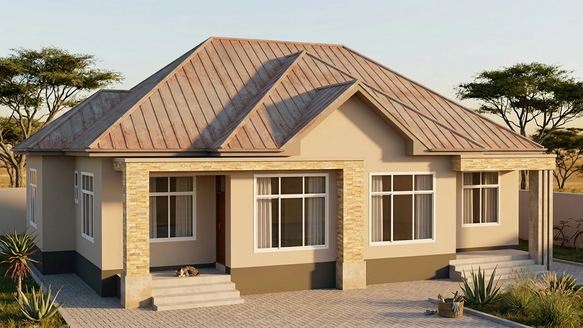 Placeholder image showing a residential roof before replacement
